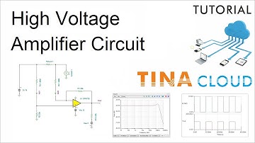 Creation and Simulation of a High Common-Mode Voltage Difference Amplifier circuit using TINACloud