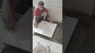 Complete Floor Tile Installation Technique #tiles #tilesfitting #tileswork