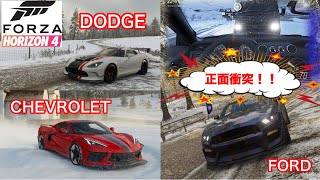 FORZA HORIZON 4 アメ車で雪道レース screenshot 5