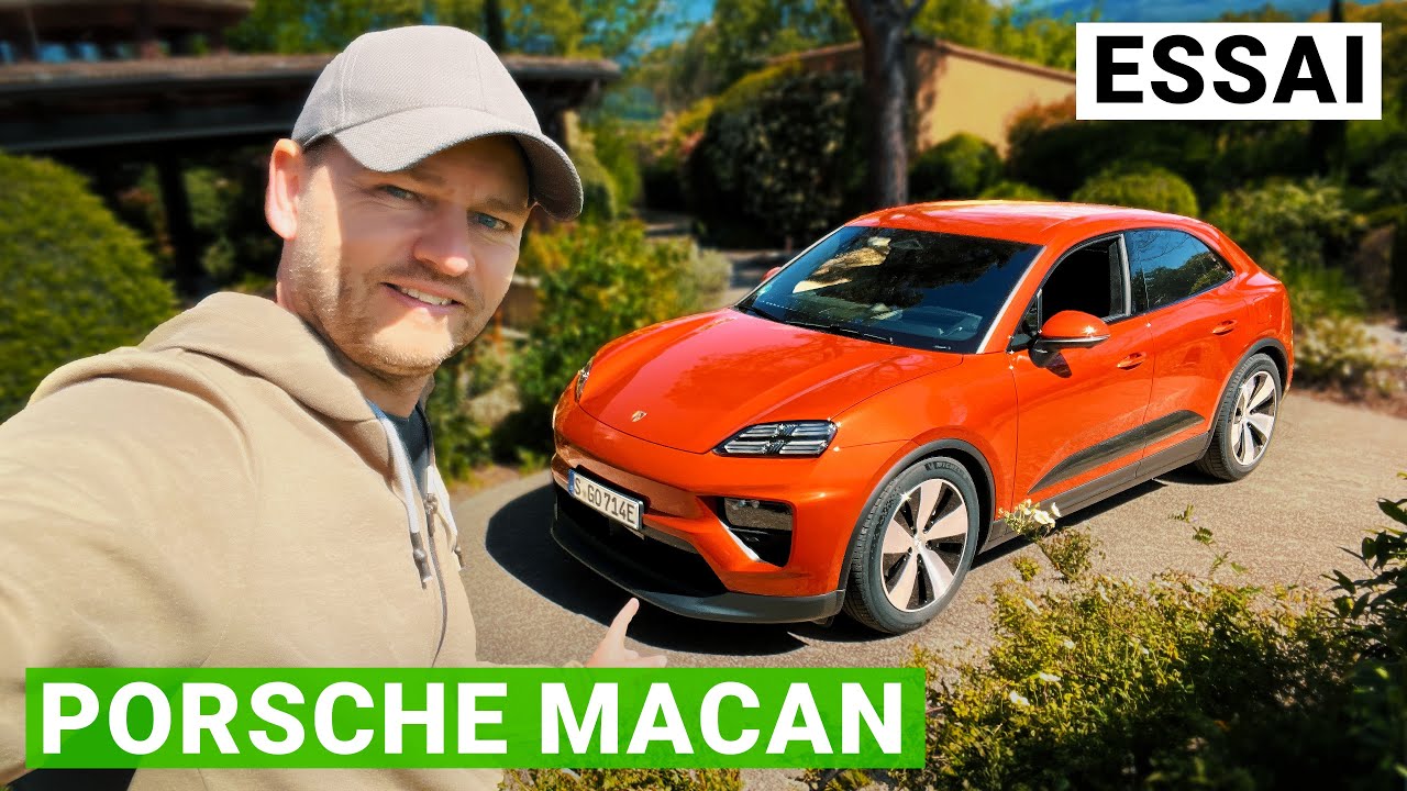 Essai Porsche Macan lectrique  un rival du Tesla Model Y pour le double du prix