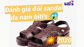 Bitis- Đánh giá chi tiết Dép SANDAL DA NAM BITI'S Đế Cao sản phẩm Siêu Bền Chính Hãng 2020 Dép bitis