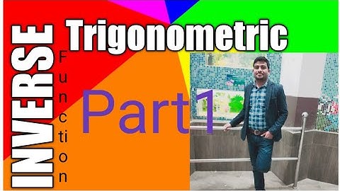 Inverse trigonometric function 1