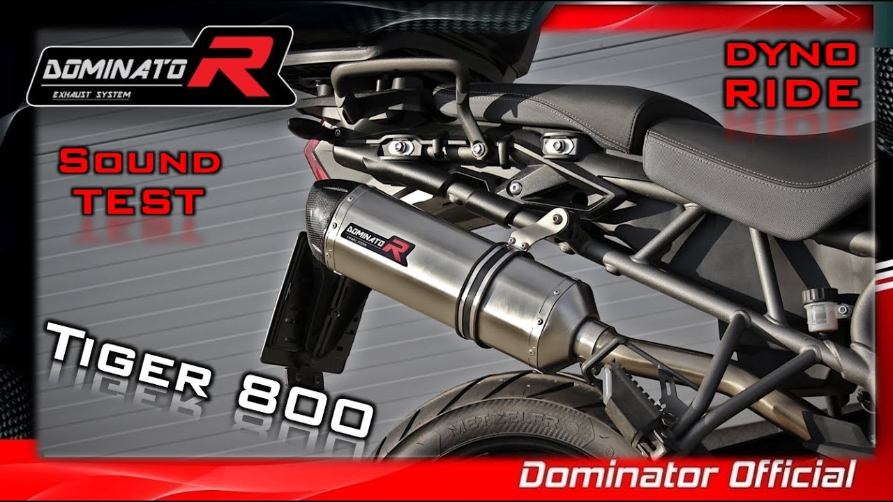 TIGER 800 XC XR 2015 - 2017 Exhaust Silencer Muffler HP1 DOMINATOR | UK - View #6