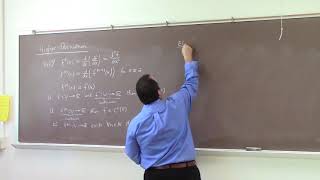 Calculus: higher derivatives, non-smooth functions, implicit differentiation, 9-23-21 part 1