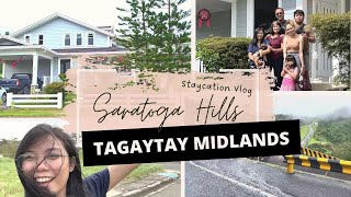 DAY 1 | Family Staycation | TAGAYTAY MIDLANDS - Airbnb | Modern Farmhouse Theme | Saratoga Hills