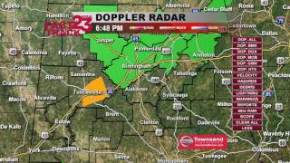 Severe Thunderstorm Warning issued for Tuscaloosa County forecast update 7/1/17