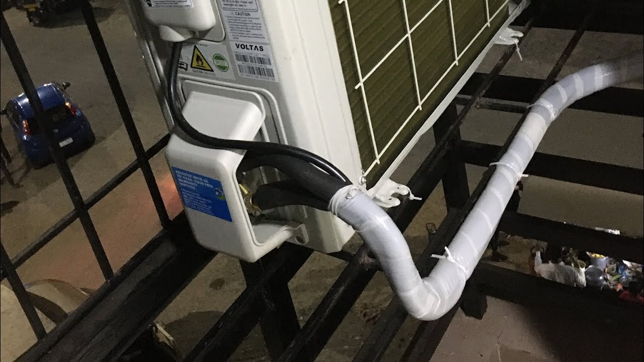 Split Ac Copper pipe insulation YouTube