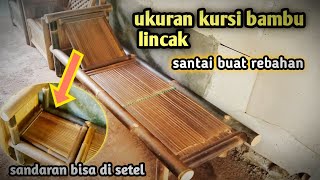 kursi lincak bambu