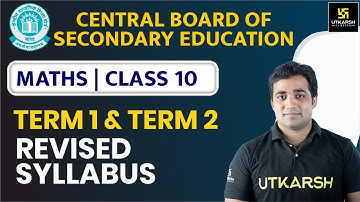 CBSE Board Term Wise Syllabus 2021-22 | Class 10th Maths | Revised Syllabus Complete Details