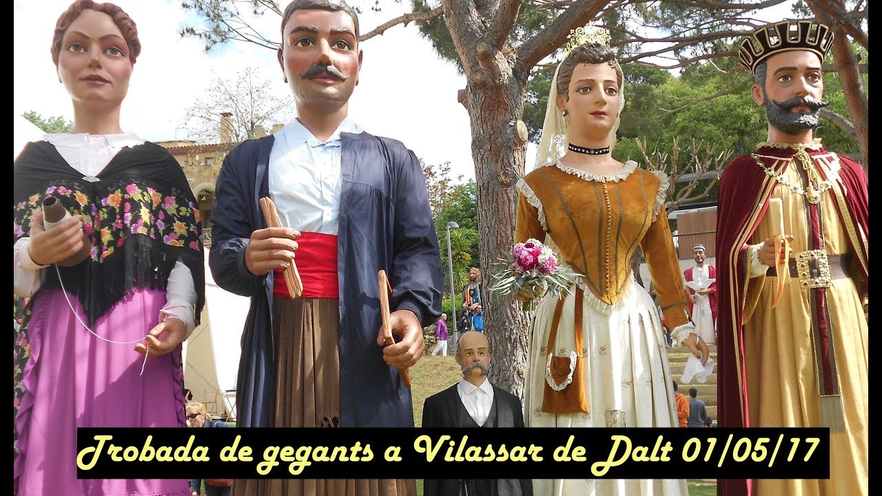 Trobada de gegants a Vilassar de Dalt 01/05/17