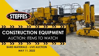 Construction Equipment Auction: Items To Watch (Bid Live or Online)