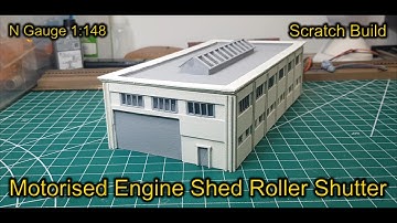 Motorising the Engine Shed Roller Shutter | Ħal-Zuzzu Model Railway (Ep61)