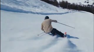 Cool clip by timfritz  in Davos Klosters 🇨🇭by the Legs of Steel team 👍⛷❄️