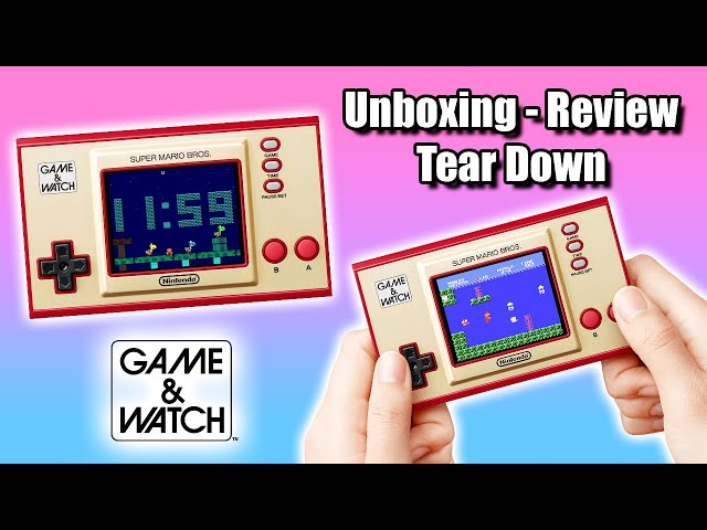 Game & Watch: Super Mario Bros Unboxing, Review, Teardown Is it