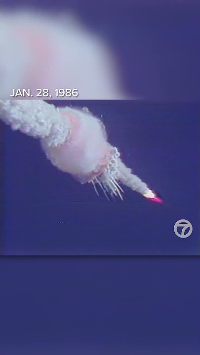 Space Shuttle Challenger disaster January 28, 1986: Original Eyewitness News coverage #shorts