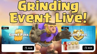 Grinding Latest Clash of Clans Event  **LIVE** - Join Discord for Giveaway