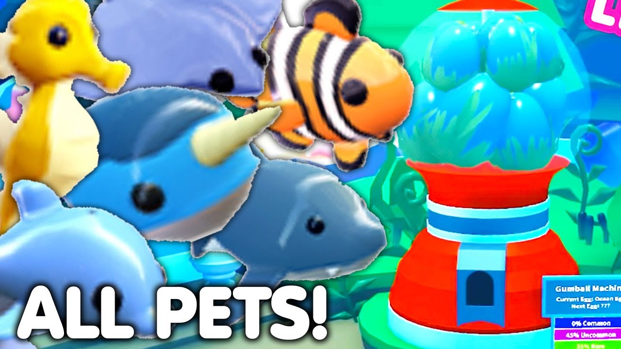 Ocean Eggs in Adopt Me?! NEW Pets Revealed 