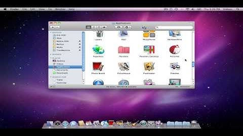 Application Shortcut in Finder