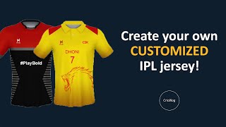 How to create your own custom IPL jersey with Hyve Sports! screenshot 5