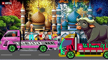 Gema Takbir Dj Full Bass | Animasi Takbiran Keliling Meriah Terbaru 2024