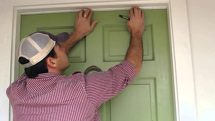 How To Weather Strip a Door with James Wells
