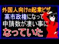 高市政権が改正した外国人向けの経営・管理ビザの申請数が驚きの数字に