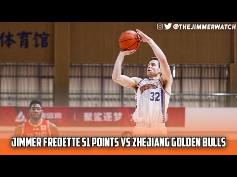 Jimmer Fredette 51 Points vs Zhejiang Golden Bulls (12/9/20)