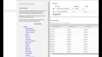 Infinite Campus: Ad Hoc In Progress Grades Semester 2