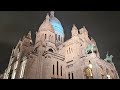 sacré-cœur Basilica at night with original audio