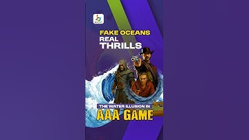 This is NOT Real Water! 😲 How AAA Games Fool Your Eyes! #FakeWaterEffect #RealisticOceans #AAAGames