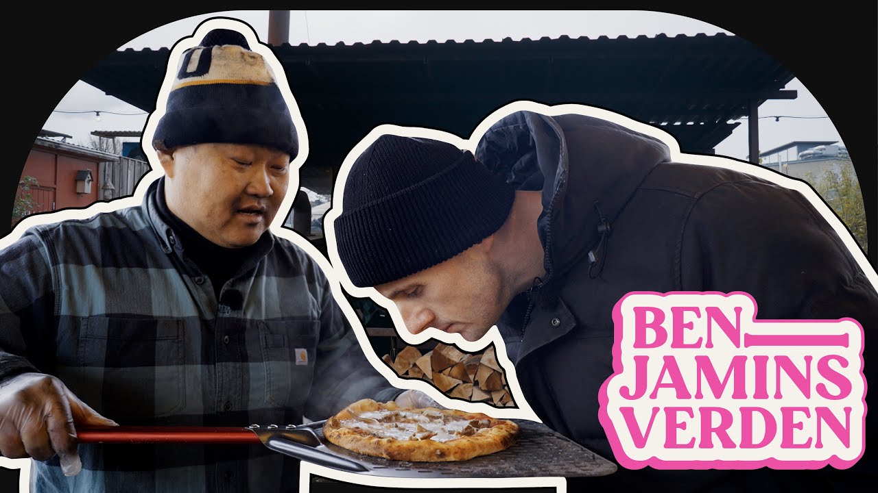 Laver pizza med Simon Jul!