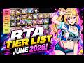 RTA Tier List June 2026! [ Outerplane ]