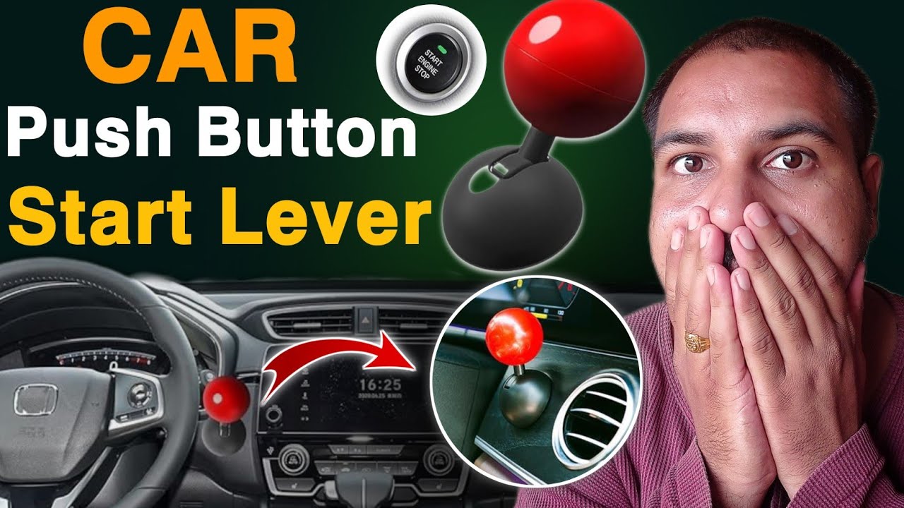 Car Push Button Lever | Car Unique Accessories | Car Gadgets | Car ...
