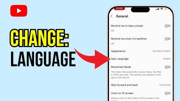 How To Change Language In YouTube iPhone