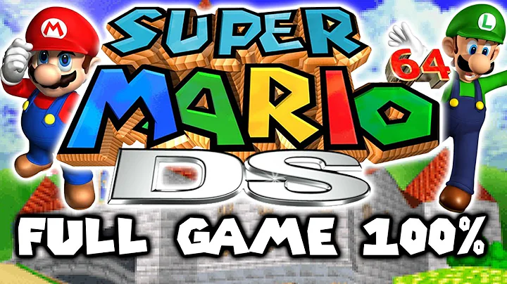 Super Mario 64 DS - Full Game (4K, 2023 Remake, 100%)