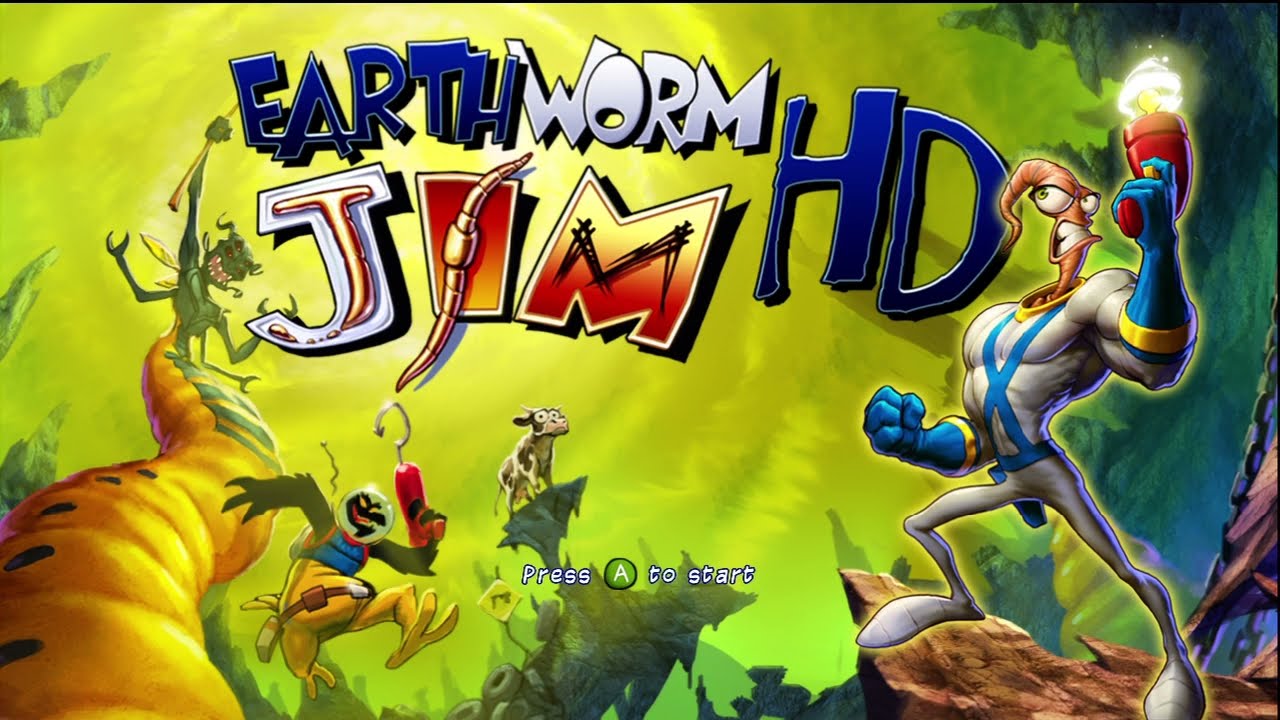 Earthworm Jim HD (full playthrough w/ commentary) - YouTube