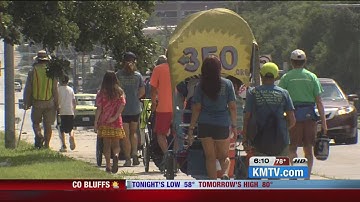 Climate Change Marchers Talk Keystone XL Pipeline