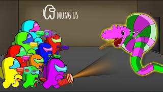 Saving Among Us From Rainbow Snake - Evolution of Monster - Funny Animation