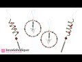 How to Make a Set of Four Memory Wire Christmas Ornaments