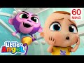 No No Baby Monkey 🙉 KARAOKE! 🐒| BEST OF LITTLE ANGEL! | Sing Along With Me! | Kids Songs