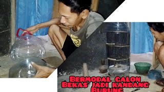 bikin kandang pake galon bekas