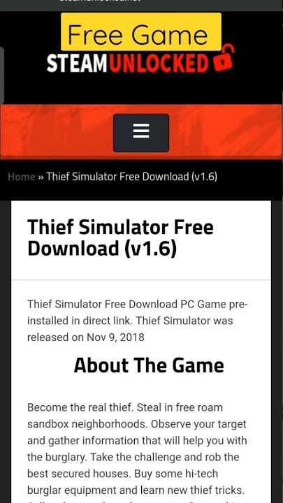 Thief Simulator Free Download Steamunlocked - Colaboratory