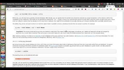 Manual Postgres Backup from Working Docker Container