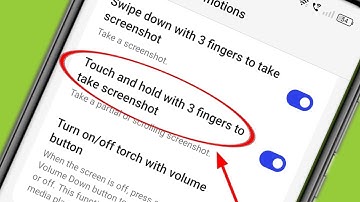 Realme | Touch and Hold with 3 fingers to take screenshot