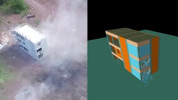 INACHUS and RECONASS project conjunction activity - Simulation of the RECONASS Pilot Test