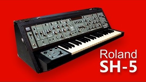 ROLAND SH-5 Analog Synthesizer 1976 | HD DEMO