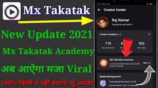 Mx Takatak Academy || mx takatak new update 2021 || Learn how to become a top creator on Mx Takatak screenshot 1