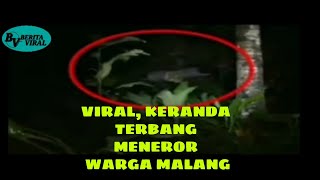 VIRAL KERANDA TERBANG MENEROR WARGA MALANG