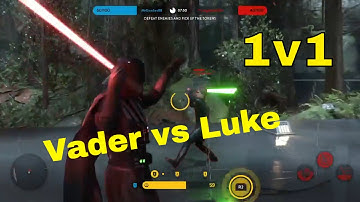 STAR WARS Battlefront: Hero 1v1 #1 Luke Skywalker vs Darth Vader, Part 2