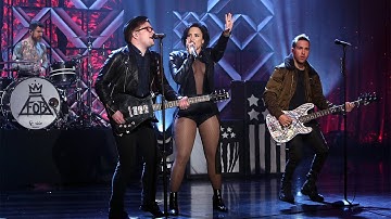 Demi Lovato & Fall Out Boy Perform 